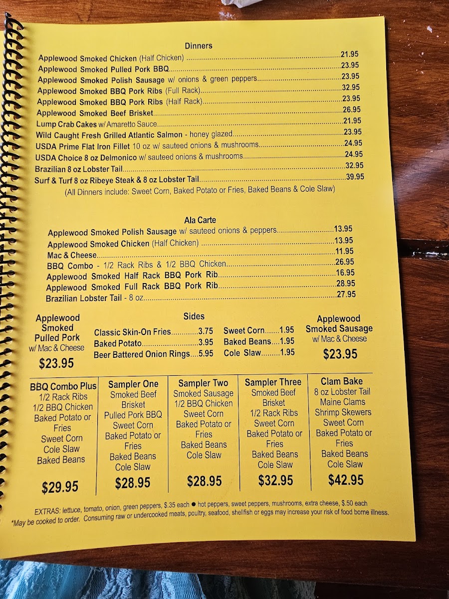 Menu Wrangler's Bbq Pit-1